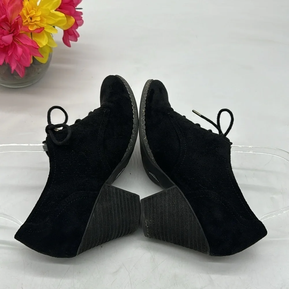 Dr. Scholl's Black lace up heels Memory Foam Cool Fit Size 7 BHE4962D - Picture 6 of 9